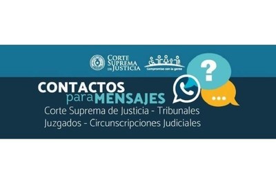 Consultas a secretarías y juzgados vía WhatsApp