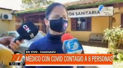 Médico contagió a ocho personas en Caaguazú