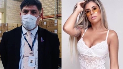 HOY / La sugerente foto de Magalí que 'acelera' al viceministro de Salud: "Qué curvas y yo sin frenos"