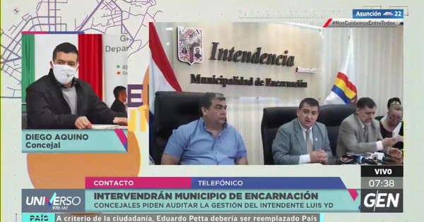 “La intervención es un proceso legítimo”, asegura concejal encarnaceno