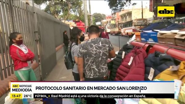 ¿Se cumplen las medidas sanitarias en el mercado de San Lorenzo? - ABC Noticias - ABC Color