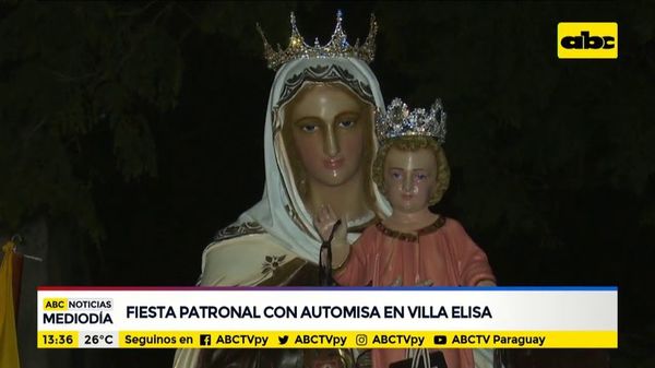 Fiesta patronal con automisa en Villa Elisa - ABC Noticias - ABC Color
