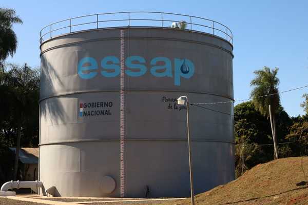 Essap habilita reservorio para mejorar servicio de agua potable a usuarios de Villarrica