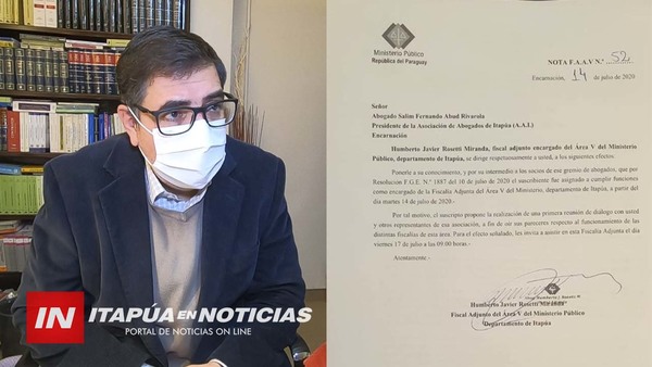 FISCAL ADJUNTO DE ITAPÚA CONVOCA A ABOGADOS PARA REUNIÓN DE TRABAJO