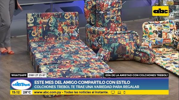 Colchones Trébol tiene el regalo ideal por el Día de la Amistad - Ensiestados - ABC Color
