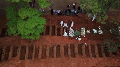 Brasil rompió barrera de 2 millones de casos de COVID-19 y suma más de 76.000 muertes - Megacadena — Últimas Noticias de Paraguay