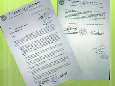 Formalizan denuncia contra el intendente José Carlos Acevedo; la fiscalía sigue con su silencio cómplice