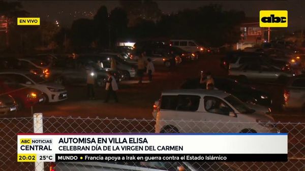 Celebran el día de la Virgen del Carmen en Villa Elisa - ABC Noticias - ABC Color