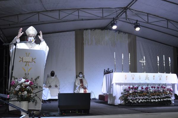 Monseñor Valenzuela instó a refugiarse en María para “desechar antivalores que llevan a la muerte” - Nacionales - ABC Color