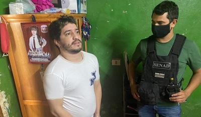 SENAD capturó a distribuidor de cocaína en Fernando de la Mora