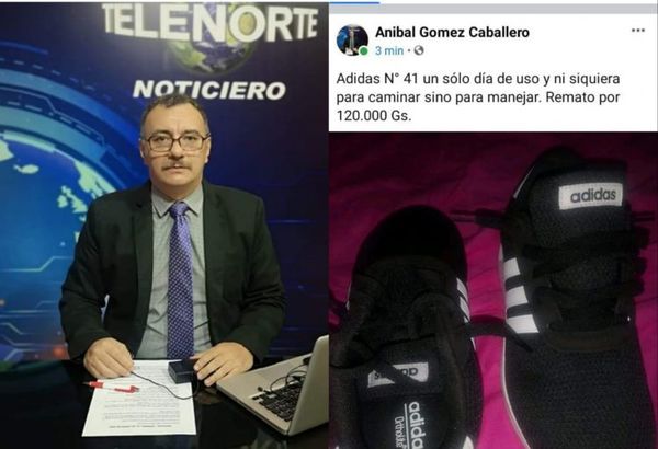 Insólito: Anibal Bomba ofrece su Adidas N° 41 en redes sociales