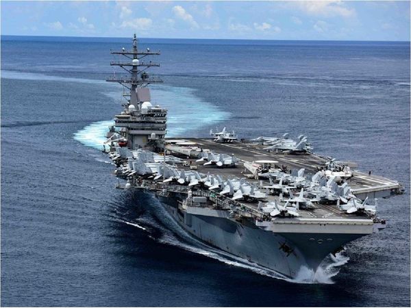 EEUU despliega portaaviones en el mar de China Meridional