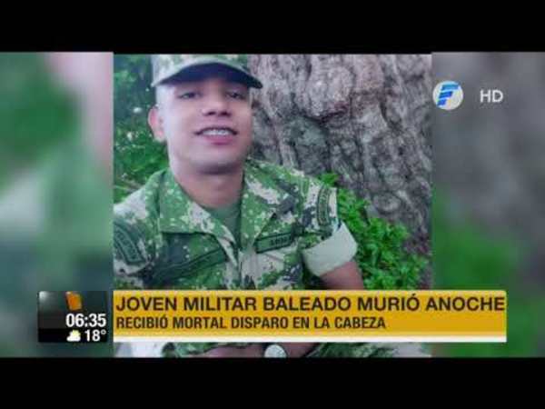 Fallece militar herido en operativo anticontrabando
