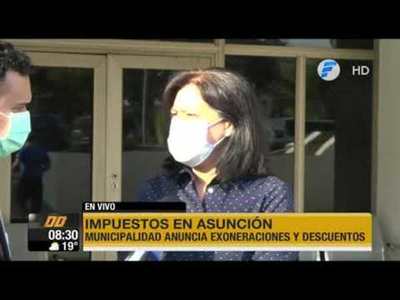 Asunción exonera multas y realiza descuentos todo el mes de julio
