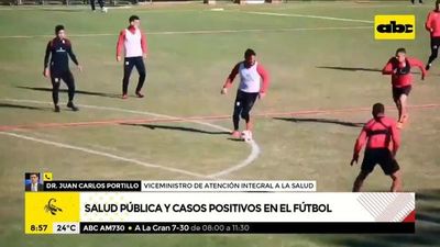 La posición del ministerio de Salud ante casos de COVID-19 en el fútbol - ABC Noticias - ABC Color