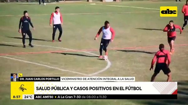La posición del ministerio de Salud ante casos de COVID-19 en el fútbol - ABC Noticias - ABC Color