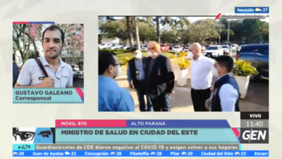 HOY / Ministro de Salud Julio Mazzoleni  visitó Ciudad del Este, donde participó de la entrega de una Unidad de Salud Familiar