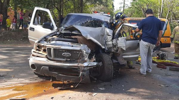 Siete heridos en accidente de tránsito en San Bernardino - Nacionales - ABC Color