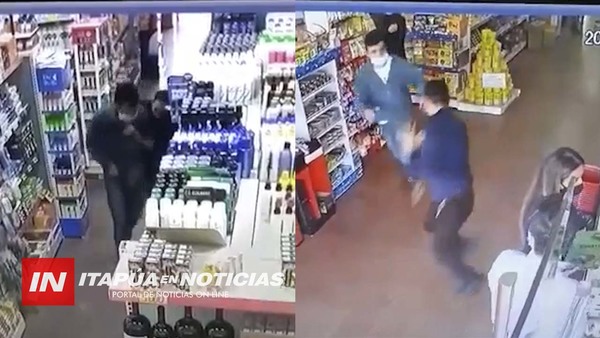 SORPRENDEN A HOMBRE HURTANDO EN UN COMERCIO  DE ENCARNACIÓN.