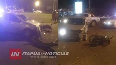 MILITAR SUFRE ACCIDENTE SOBRE LA RUTA N° 1 ROTONDA QUITERIA.