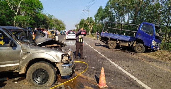 Accidente fatal en San Bernardino: hallan bebidas alcohólicas en uno de los vehículos involucrados