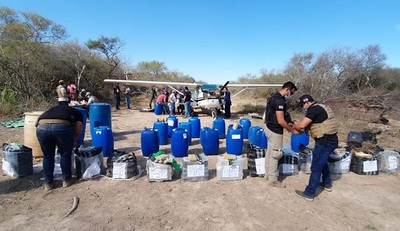 Golpe al Narcotráfico: Incautan 325 kilos de cocaína.