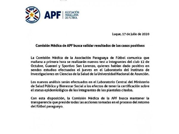 APF busca validar resultados