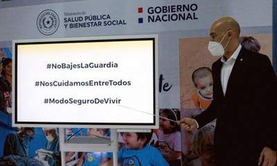 Asunción, Central y Alto Paraná permanecen en la fase 3, el resto avanza a la fase 4