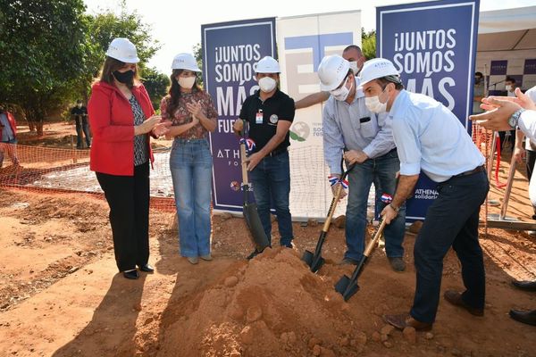 Construyen pabellón de contingencia en el Hospital de Belén