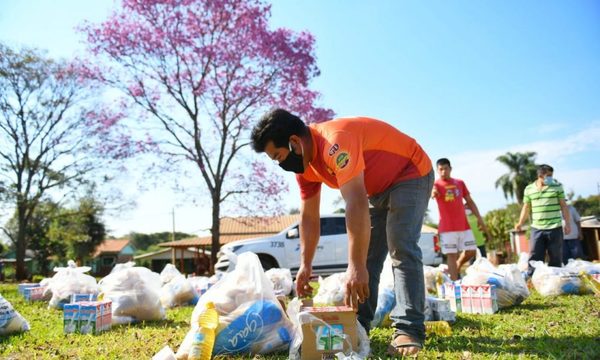 Entregan alimentos a unas 500 familias indígenas del Alto Paraná