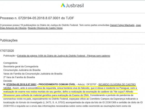 Exhumarán restos de Alfredo Stroessner para ADN de filiación