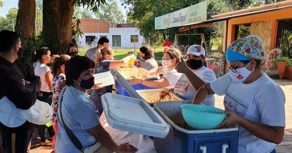 Durante karu guasu en San Bernardino entregaron 500 platos de comida