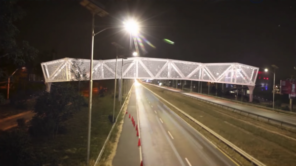 HOY / Construyen puente peatonal que unirá el Comité Olímpico y el Ñu Guasú