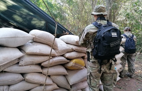 Eliminan centro de producción, acopio y procesamiento de drogas en Azotey