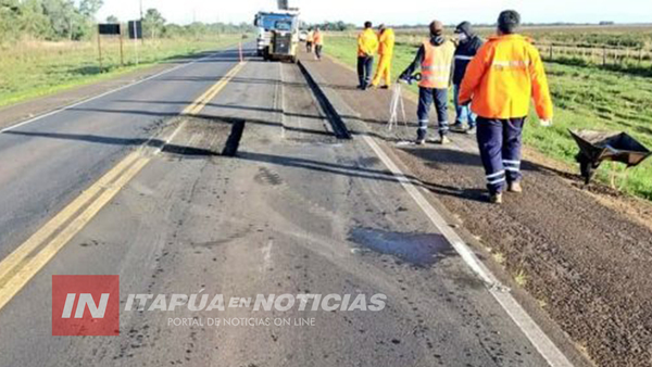 MOPC DIO LA ORDEN DE INICIO PARA MEJORAR LA RUTA PY01