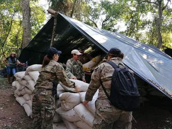 Destruyen centro de producción, acopio y procesamiento de drogas en la ciudad de Azotey