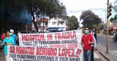 Médicos de Trauma y del Hospital Nacional se manifestarán por la recategorización