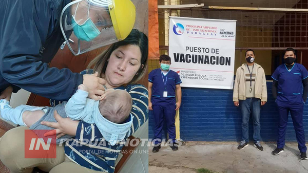 AVANZA LA ESTRATEGIA DE VACUNACIÓN EN BARRIOS DE ENCARNACIÓN.