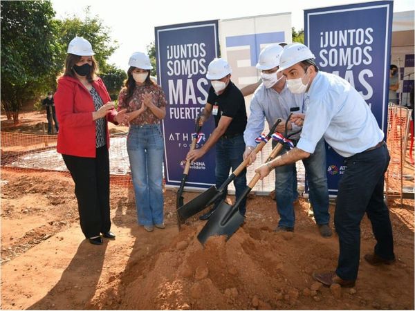 Athena Foods inicia la construcción del pabellón de contingencia en el en el Hospital de Belén