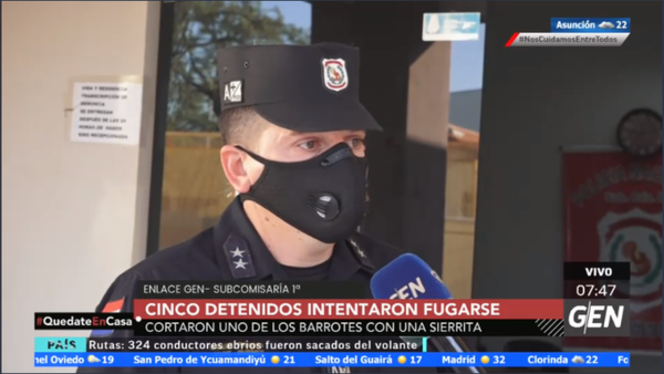 HOY / Cinco personas intentaron fugarse de la Subcomisaría 1ª del Barrio San Francisco