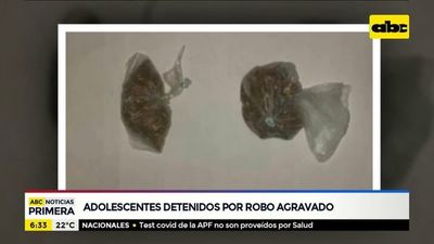 Adolescentes detenidos tras robar un celular - ABC Noticias - ABC Color
