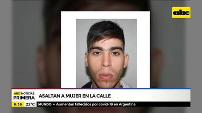 Dos hombres detenidos tras asaltar a una mujer - ABC Noticias - ABC Color