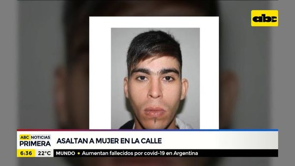 Dos hombres detenidos tras asaltar a una mujer - ABC Noticias - ABC Color