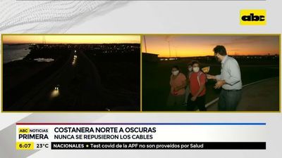 Costanera Norte sigue a oscuras - ABC Noticias - ABC Color