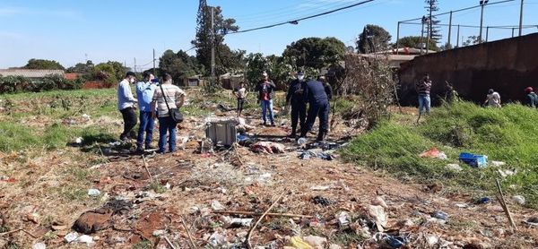 Hallan cadáver de un sujeto con antecedentes por asalto en un baldío