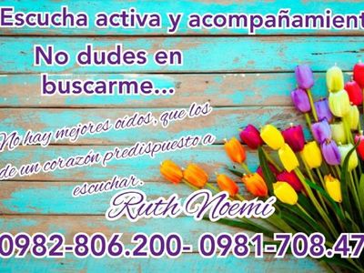 Novedosa ayuda: Se ofrece escuchar a la gente que necesite