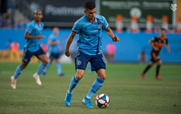 Jesús Medina colaboró en el triunfo del New York City ante Inter Miami