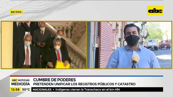 Cumbre de Poderes en el Palacio de López - ABC Noticias - ABC Color