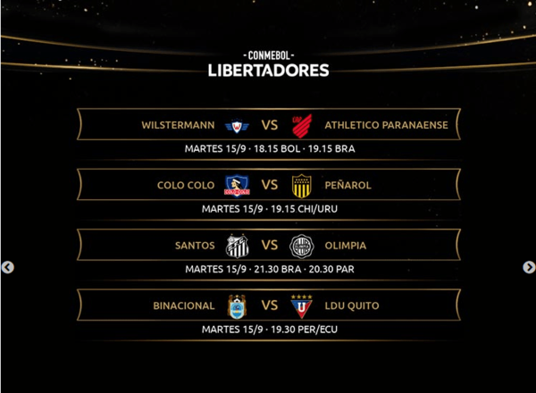 La CONMEBOL Libertadores tiene calendario actualizado.