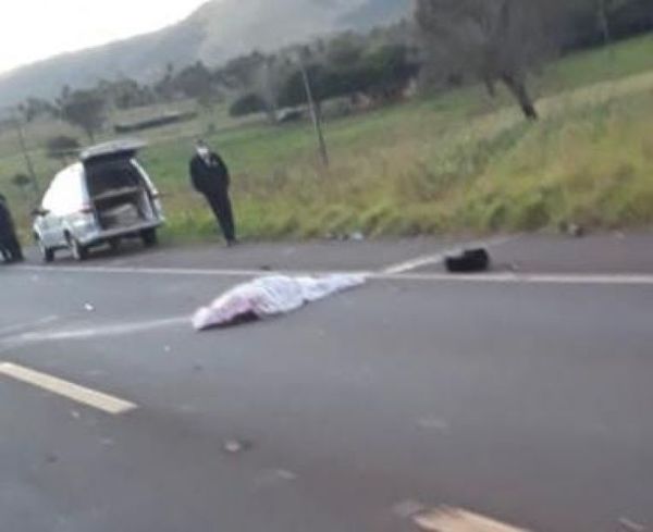 Motociclista muere arrollado por un camión en Pedro Juan Caballero